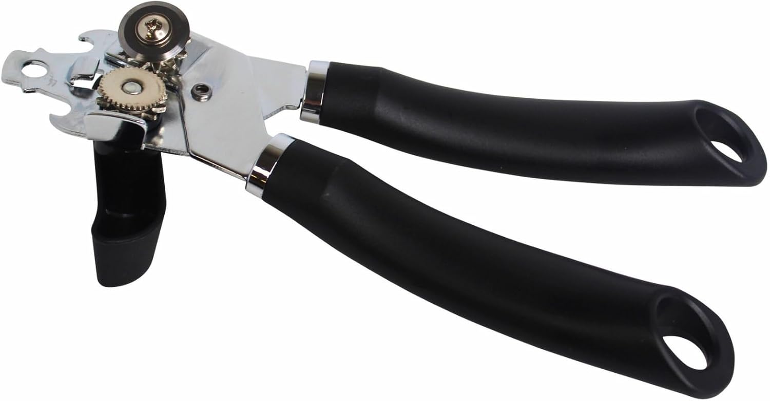 Imusa USA Manual Chef Can Opener Black