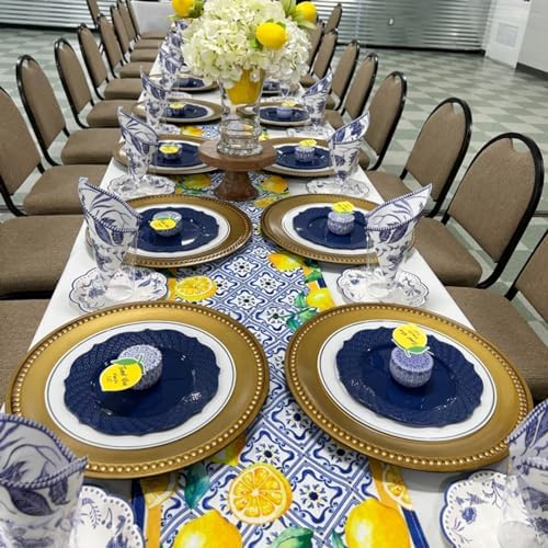 WHOMEAF Yellow Lemon Place Mat 12x18 Inches