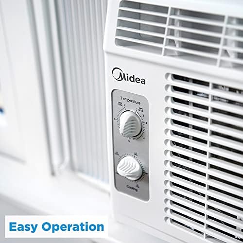 Midea 5000 BTU EasyCool Window Air Conditioner for Small Rooms