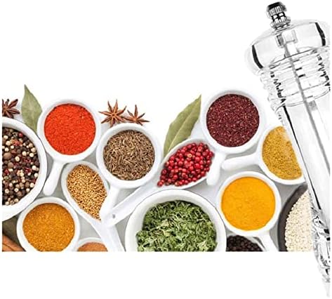 Refillable Pepper Mill Set 2pcs Manual Salt and Pepper Mill