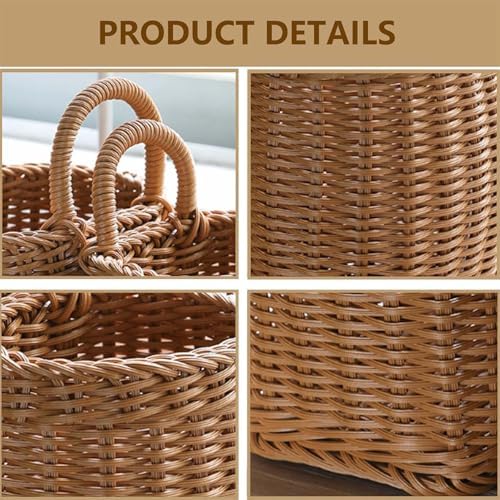 Hanging Wicker Basket for Home Kitchen Storage