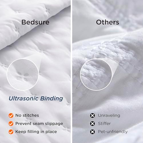 Bedsure King Quilt Set - Ultra Soft Comforter with 2 Pillow Shams