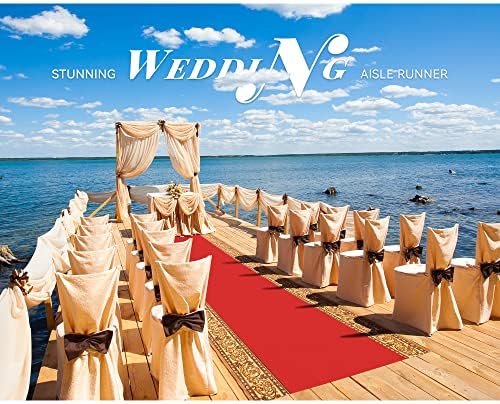 EZLucky Red Carpet Runner for Party and Events