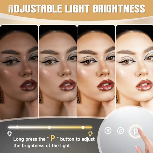 MKupView Vanity Mirror with Lights 228x182 Inches