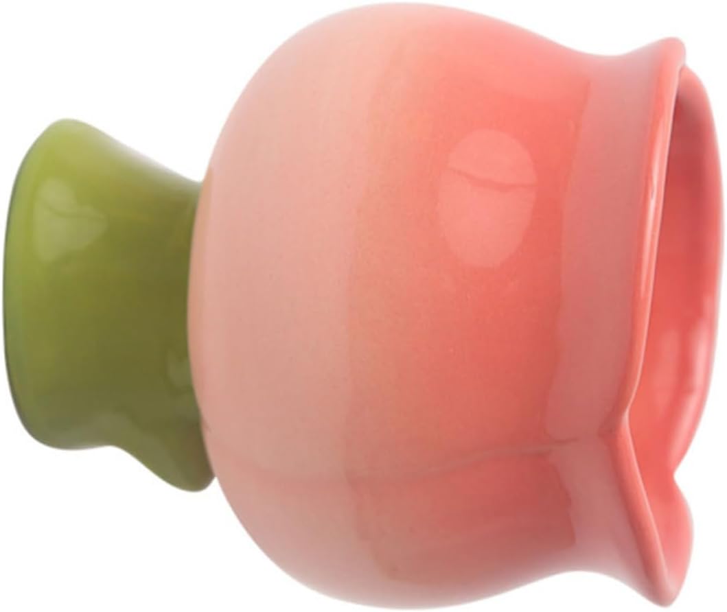 Showeroro Ceramic Dessert Cup with Footed Design