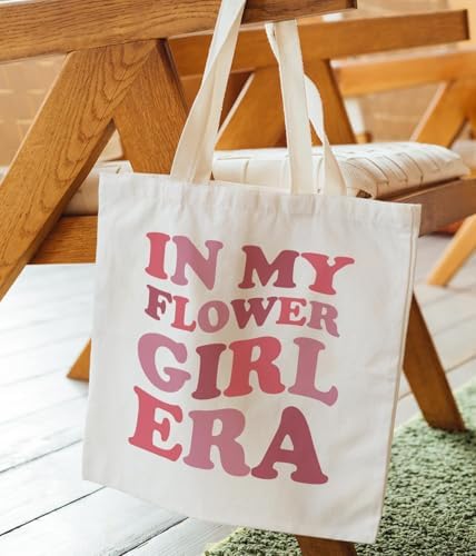 Zeghk NaZaUK Flower Girl Proposal Canvas Tote Bag
