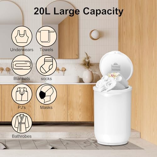 Trydow Ultra Large Capacity Towel Warmer Bucket with Timer and Digital Display