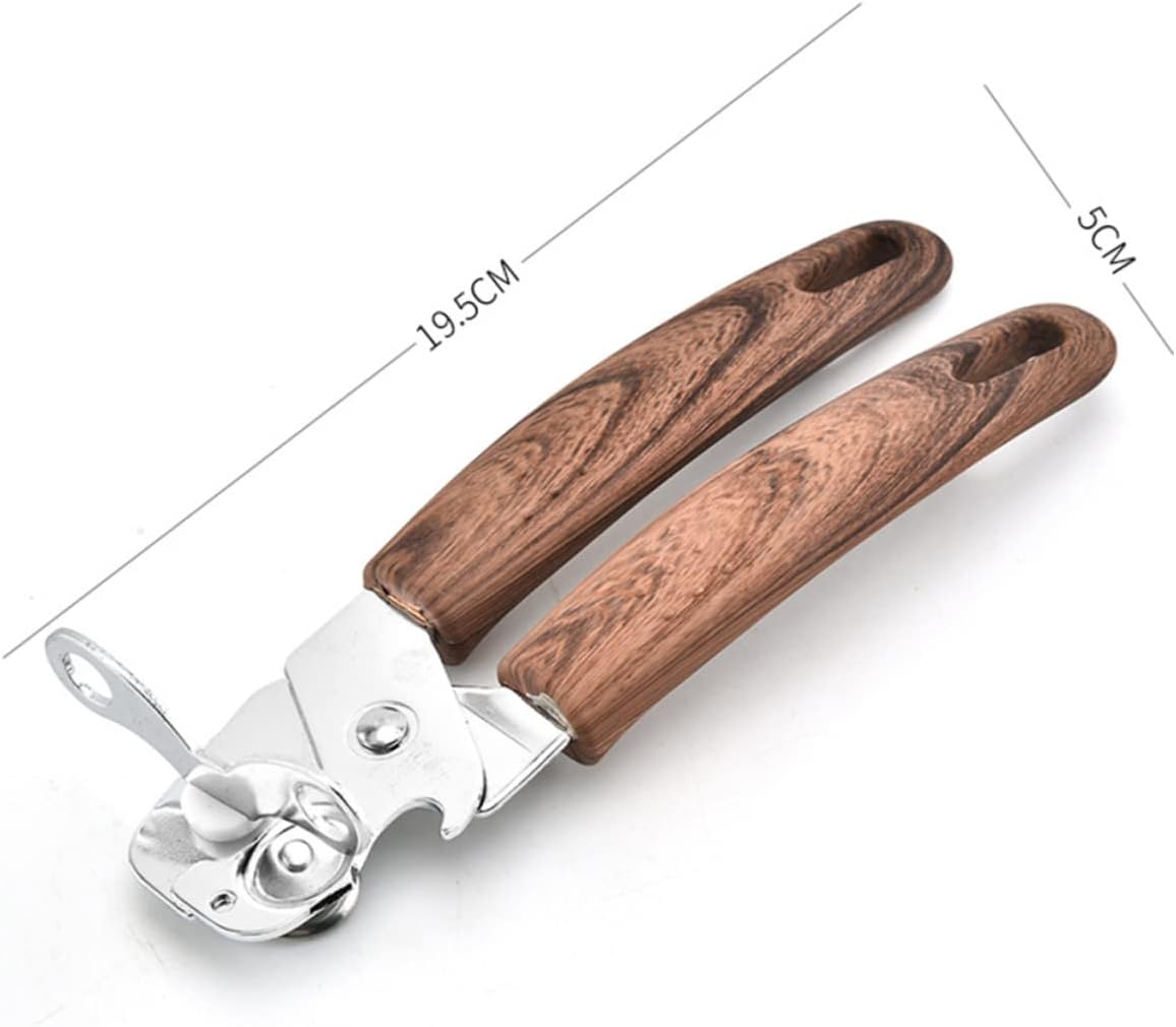 Zerodeko Adjustable Manual Can Opener with Lid Cutter and Magnetic Handle