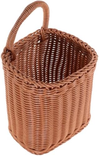 Angoily Hanging Wicker Basket for Home and Outdoor Use