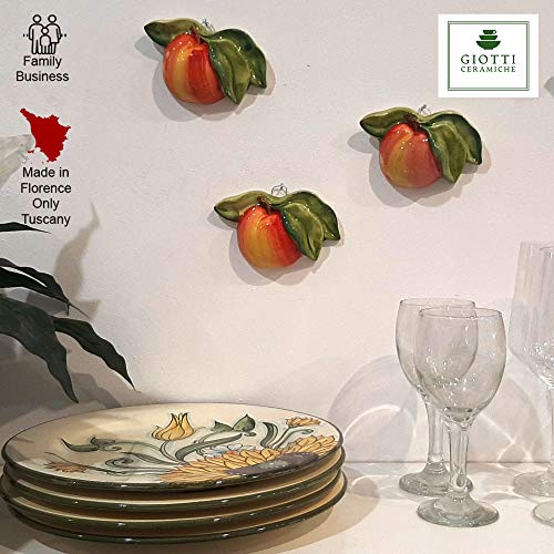 Handmade Italian Ceramic Fruits Wall Decor