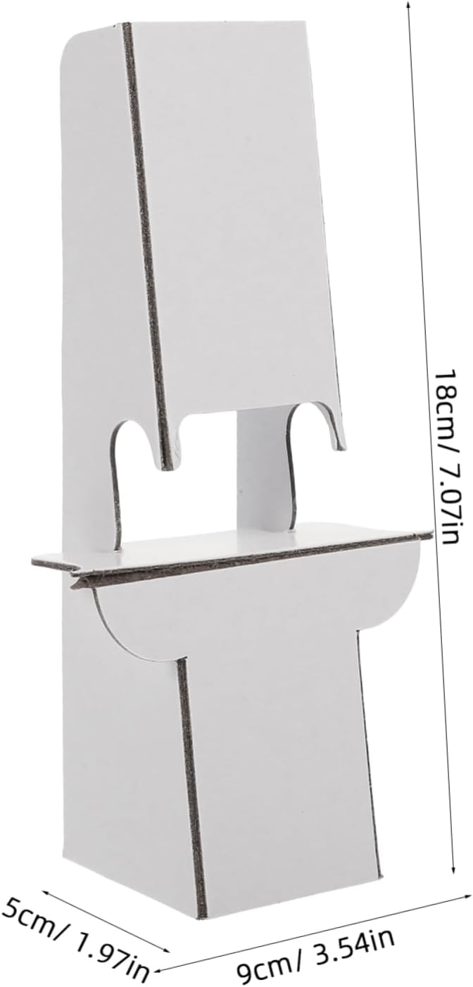 Gadpiparty 12Pcs Cardboard Easel Stand for Photo Frames and Signage