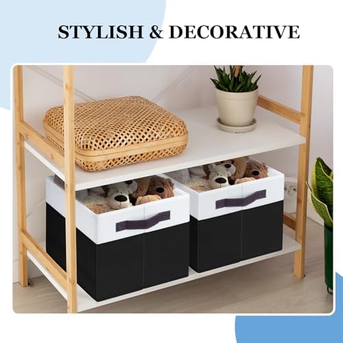 Criusia 4-Piece Collapsible Storage Bins with Handles