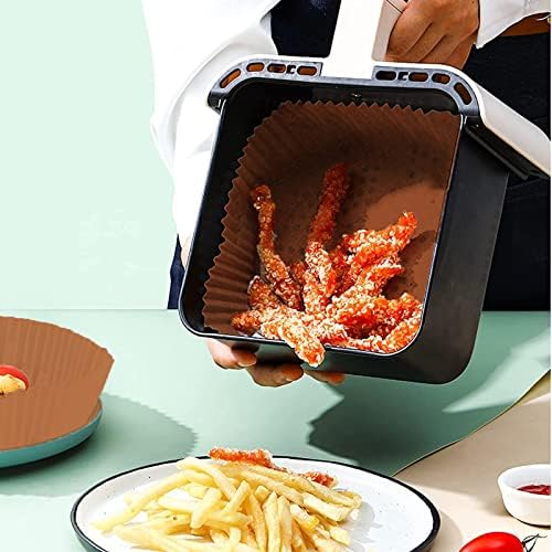 VESNIBA Disposable Non-Stick Air Fryer Paper Liner 10 Sheets 16x16cm