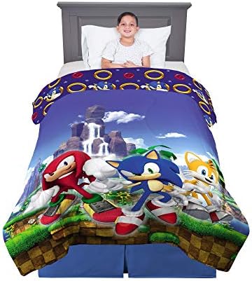Franco Kids Bedding Reversible Comforter Sonic The Hedgehog