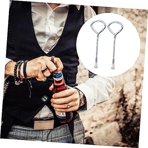 HOMSFOU 2pcs Adjustable Can Opener with Bucket Lid Holder
