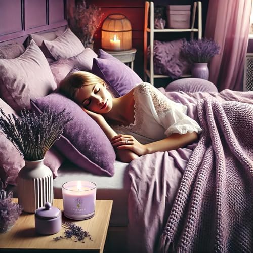 Scented Candle Gift Set with 3 Votive Candles for Stress Relief