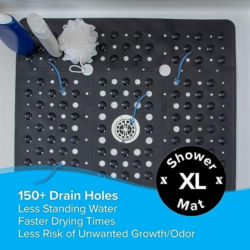 SlipX Solutions 27 Inch Oversize Square Shower Mat