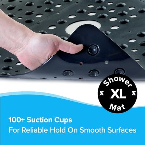 SlipX Solutions 27 Inch Oversize Square Shower Mat