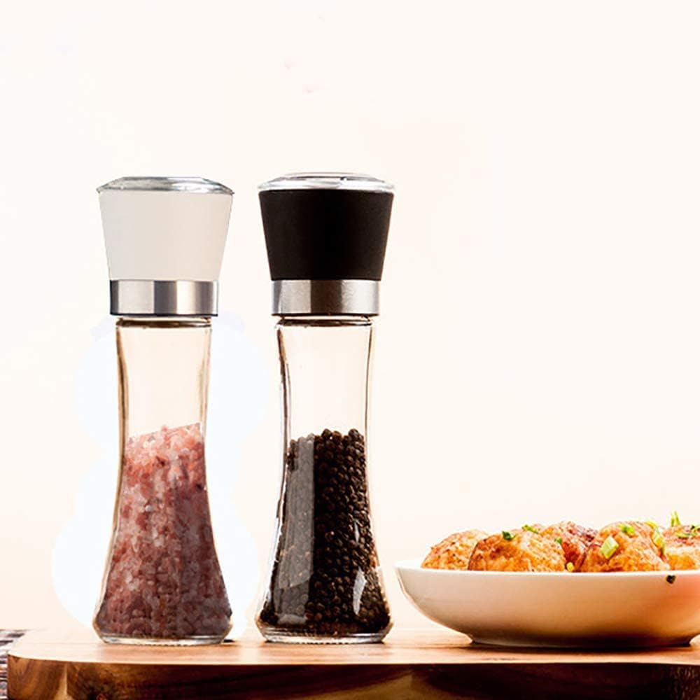 VIGANI Adjustable Salt and Pepper Mill Set