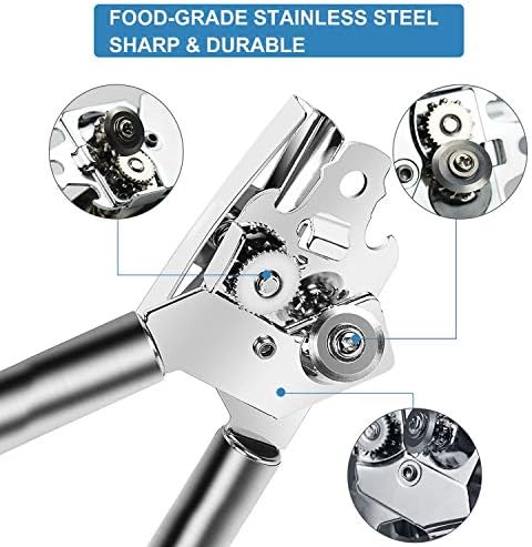 ELifeApply Multi-Function Manual Can Opener with Built-In Bottle Opener