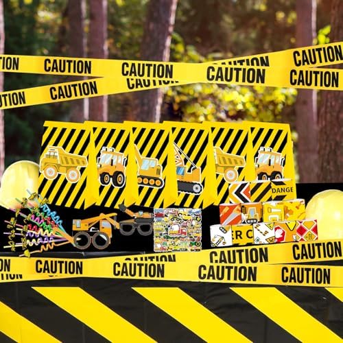 QICI 98pcs Construction Party Favors Supplies