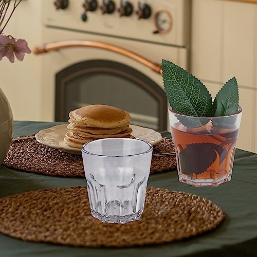 Plastic Water Glasses Set of 6 Shatterproof Tumblers for Kids