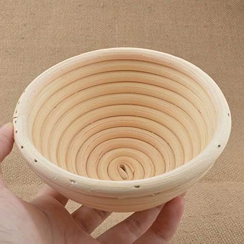 6-Pack 5 Inch Sourdough Baking Basket with Linen Liner