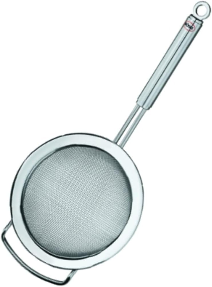 Rosle Stainless Steel Round Handle Tea Strainer Coarse Mesh 79-Inch