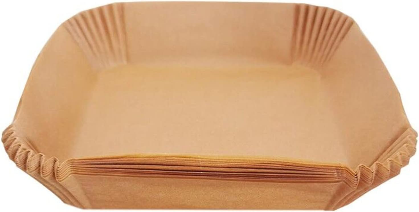 VESNIBA Disposable Non-Stick Air Fryer Paper Liner 10 Sheets 16x16cm