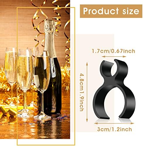 25 Piece Champagne Bottle Clips for Sparklers and Wine Safety Holders