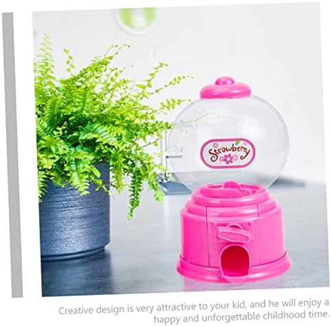 Mini Gumball Machine Candy Dispenser 2-Piece Set for Kids