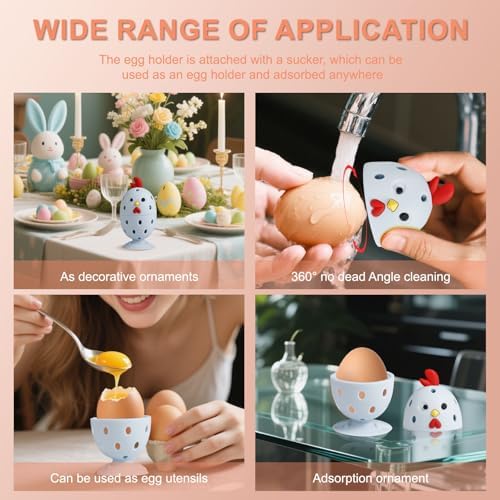 Wonlex Silicone Egg Scrubber with BPA-Free Bristles