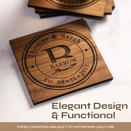 Custom Engraved Cutting Board for Couples Wedding Gift