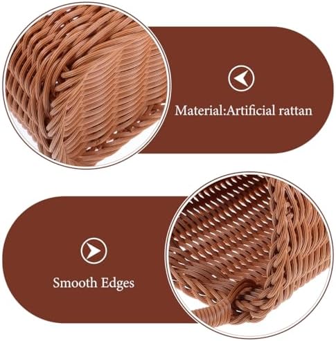 Angoily Hanging Wicker Basket for Home and Outdoor Use