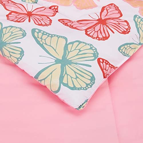 Amazon Basics Butterfly Friends Kids Comforter Set Twin