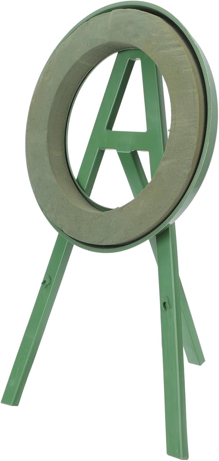 Happyyami Fresh Flower Stand for Funeral Wreaths Adjustable Tripod Rack