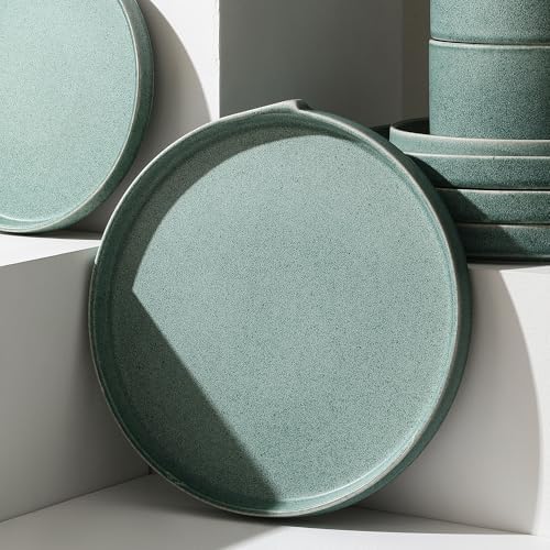 Stone Lain Bao 4-Piece Dinner Plate Set Green