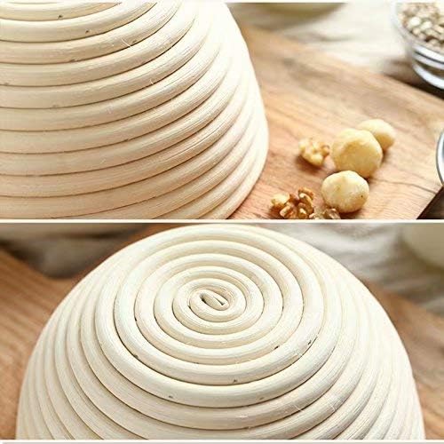 6-Pack 5 Inch Sourdough Baking Basket with Linen Liner