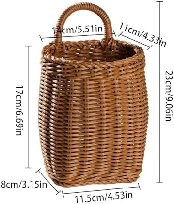 Hanging Wicker Basket for Home Kitchen Storage