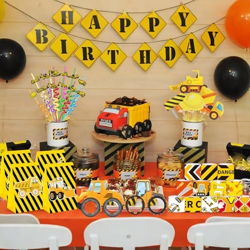 QICI 98pcs Construction Party Favors Supplies