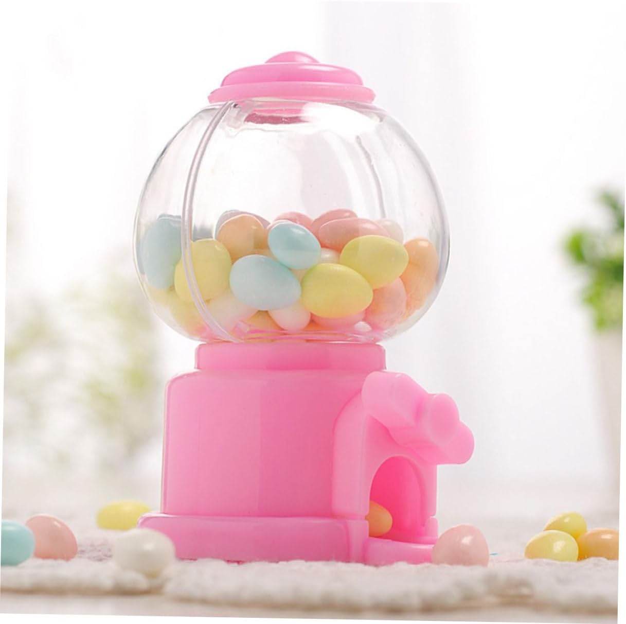 Ciieeo 16pcs Plastic Gumball Machine Dispenser for Party Decorations