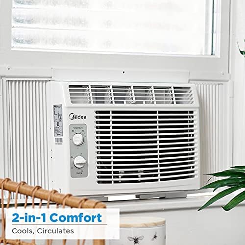 Midea 5000 BTU EasyCool Window Air Conditioner for Small Rooms