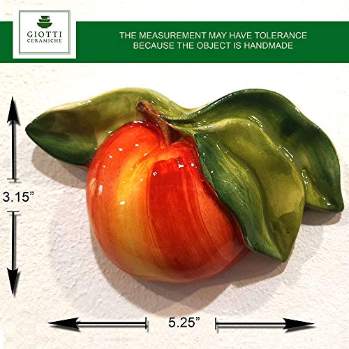 Handmade Italian Ceramic Fruits Wall Decor