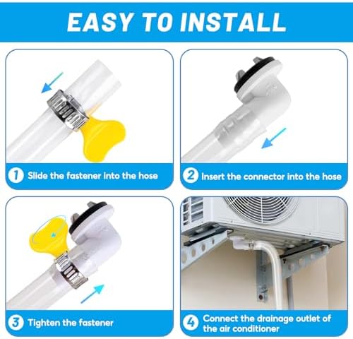 UNIFAMILY 2 Pack Portable AC Drain Hose 10ft