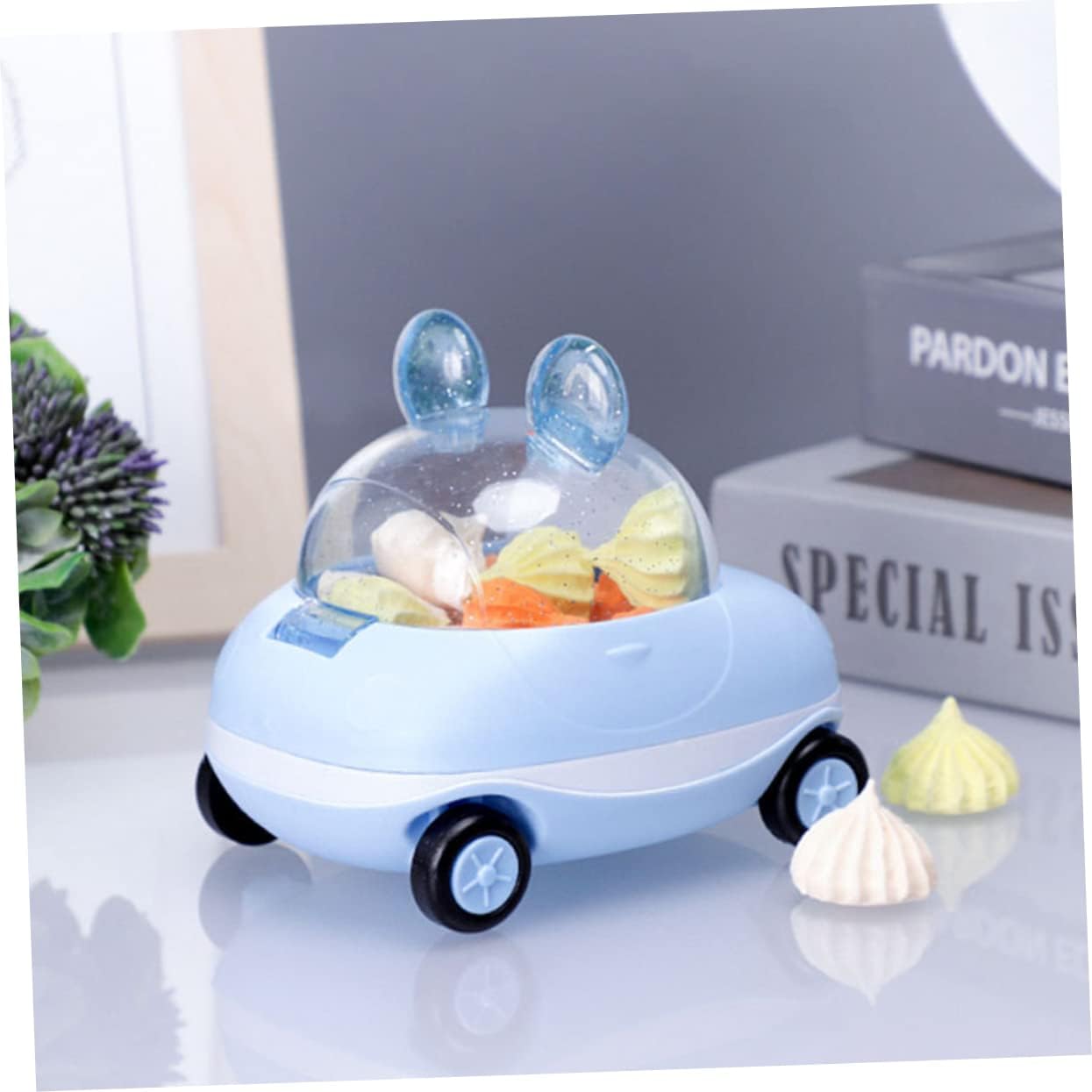 Vaguelly Cartoon Car Candy Server for Parties