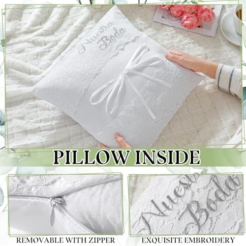 Mixweer 2pcs Wedding Kneeling Pillow Set