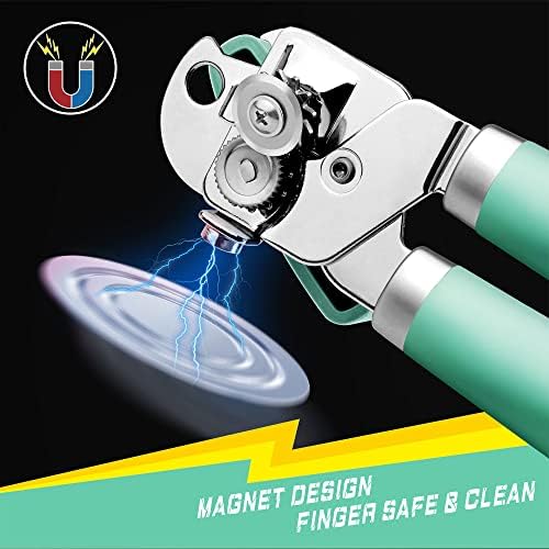 PrinChef Manual Can Opener with Magnet - 2 in 1 Design
