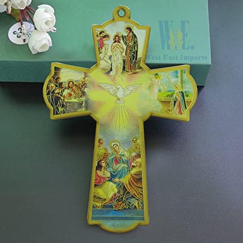 WE 12 Pcs Holy Spirit Wall Cross Baptism Favor