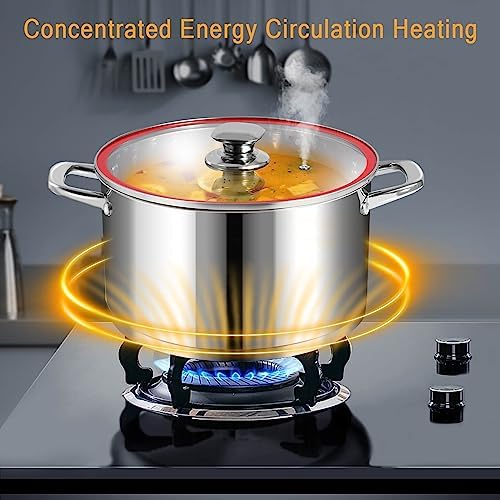 Stainless Steel Stock Pot 8 Qt With Lid