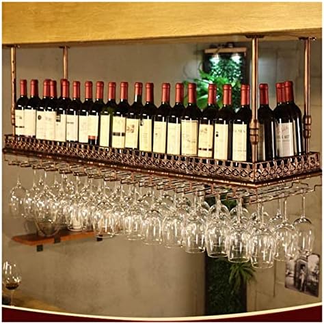 ALDEPO Wall-Mounted Wine Glass Holder Rack Organizer